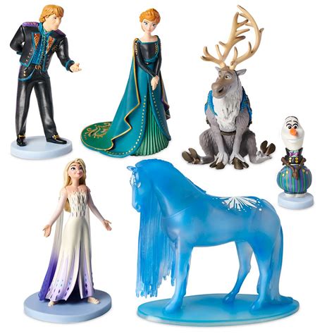 figures from frozen|frozen figurines disney store.